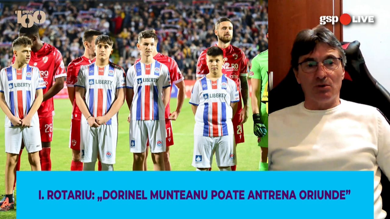 GSP LIVE » Iosif Rotariu îl laudă pe Dorinel Munteanu: „Îl văd la orice echipă care vrea să câștige titlul”