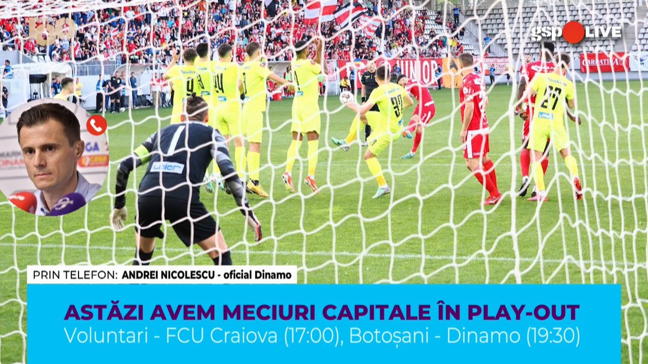 GSP LIVE. Andrei Nicolescu, declarații înainte de FC Botoșani - Dinamo