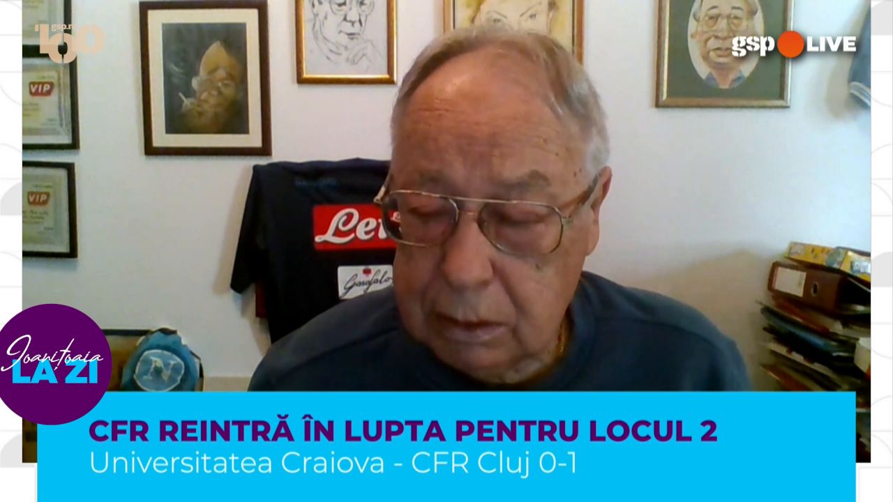 IOANIȚOAIA LA ZI » Ce spune directorul Gazetei Sporturilor după CSU Craiova - CFR Cluj 0-1 + prefațează etapa cu numărul 7