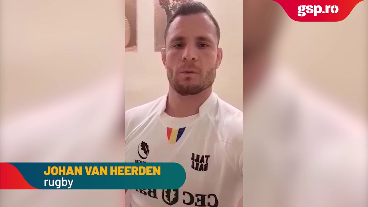  Johan Van Heerden, mesaj pentru campania „coronavirus în ofsaid”