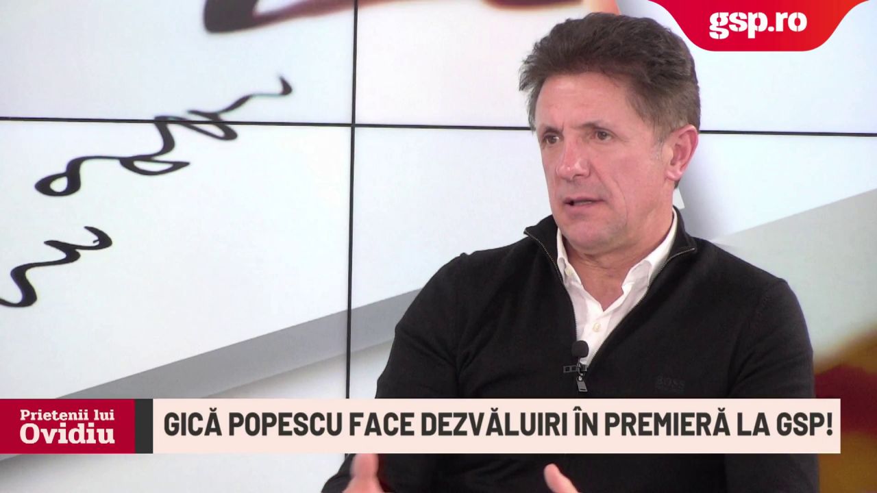 Gică Popescu a povestit în detaliu un episod controversat: „Pe mama am lăsat-o plângând, tata nici nu m-a salutat"