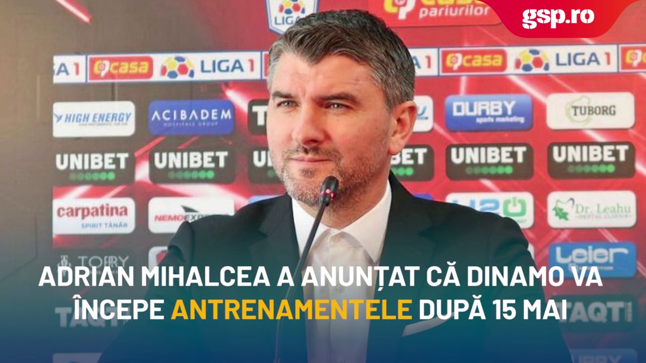 Adrian Mihalcea e pregătit de orice: „Dacă vrei confort, nu ești aici la Dinamo”