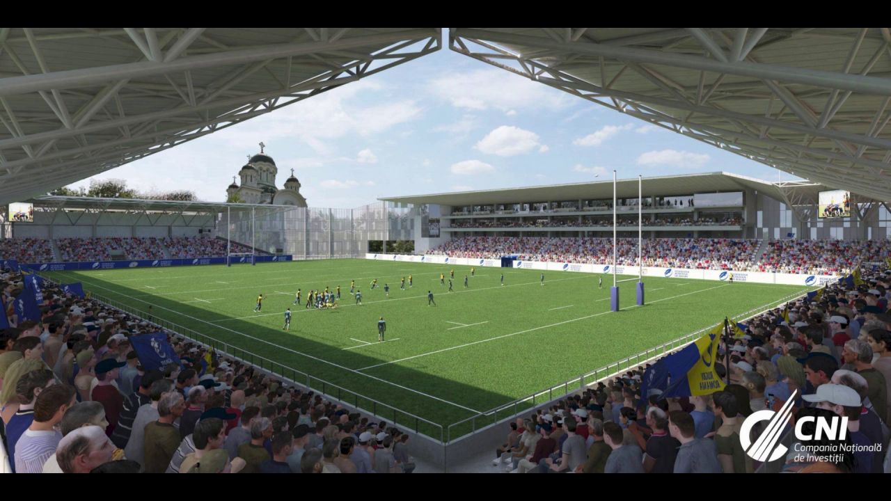 Imagini de la Arcul de Triumf. Ionuț Stroe: "Acestea o să fie stadionul cu cea mai mare căutare! Toți vor vrea să joace aici"