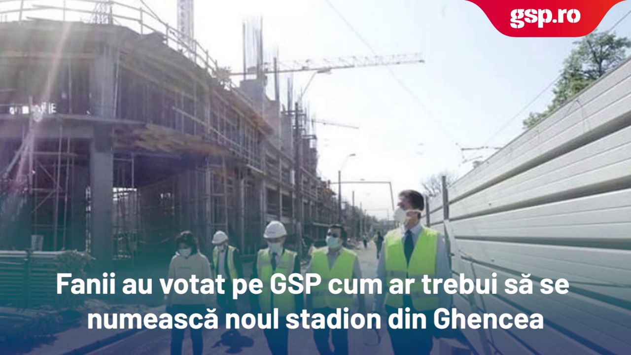 Nu e Talpan Arena! » Fanii au votat pe GSP cum ar trebui să se numească noul stadion din Ghencea