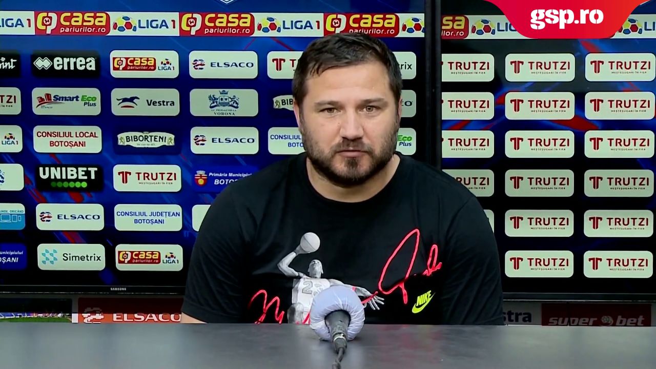 FC Botoșani - CFR Cluj 0-2 / Marius Croitoru: “Cine e de vină? Pandemia! În loc să ne antrenăm am stat în izolare”