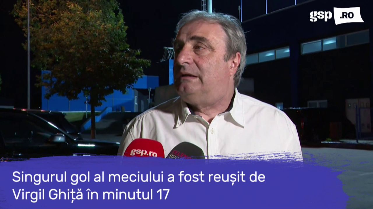 Mihai Stoichiță, declarații după meciul Viitorul - Dinamo 1-0