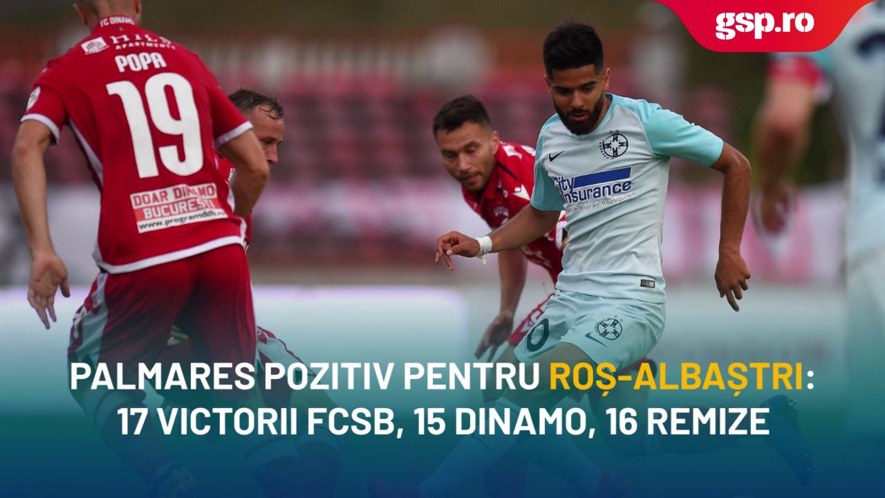 FCSB și Dinamo se întâlnesc în returul semifinalei Cupei României. Este a 49-a întâlnire între cele două rivale