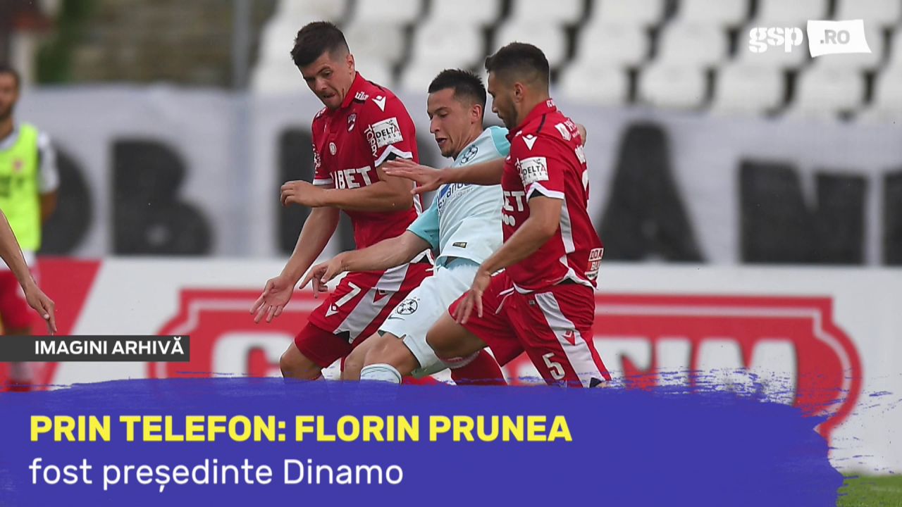 Florin Prunea, reacție incendiară la GSP Live, după o nouă înfrângere a lui Dinamo, 0-1 cu FCSB