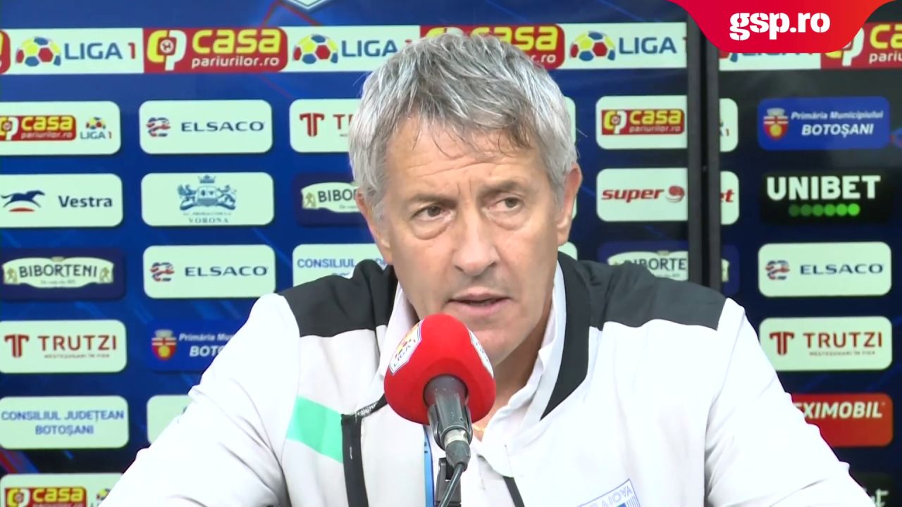  FC Botoșani - U Craiova 0-2 // Cristiano Bergodi: "Un meci bun, reuşit. În prima repriză eram un pic neliniştiţi"