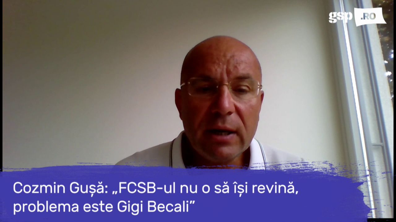  Cozmin Gușă despre o posibilă revenire în lupta pentru titlu a FCSB-ului în sezoanele următoare: „FCSB-ul nu o să își revină, problema este Gigi Becali”