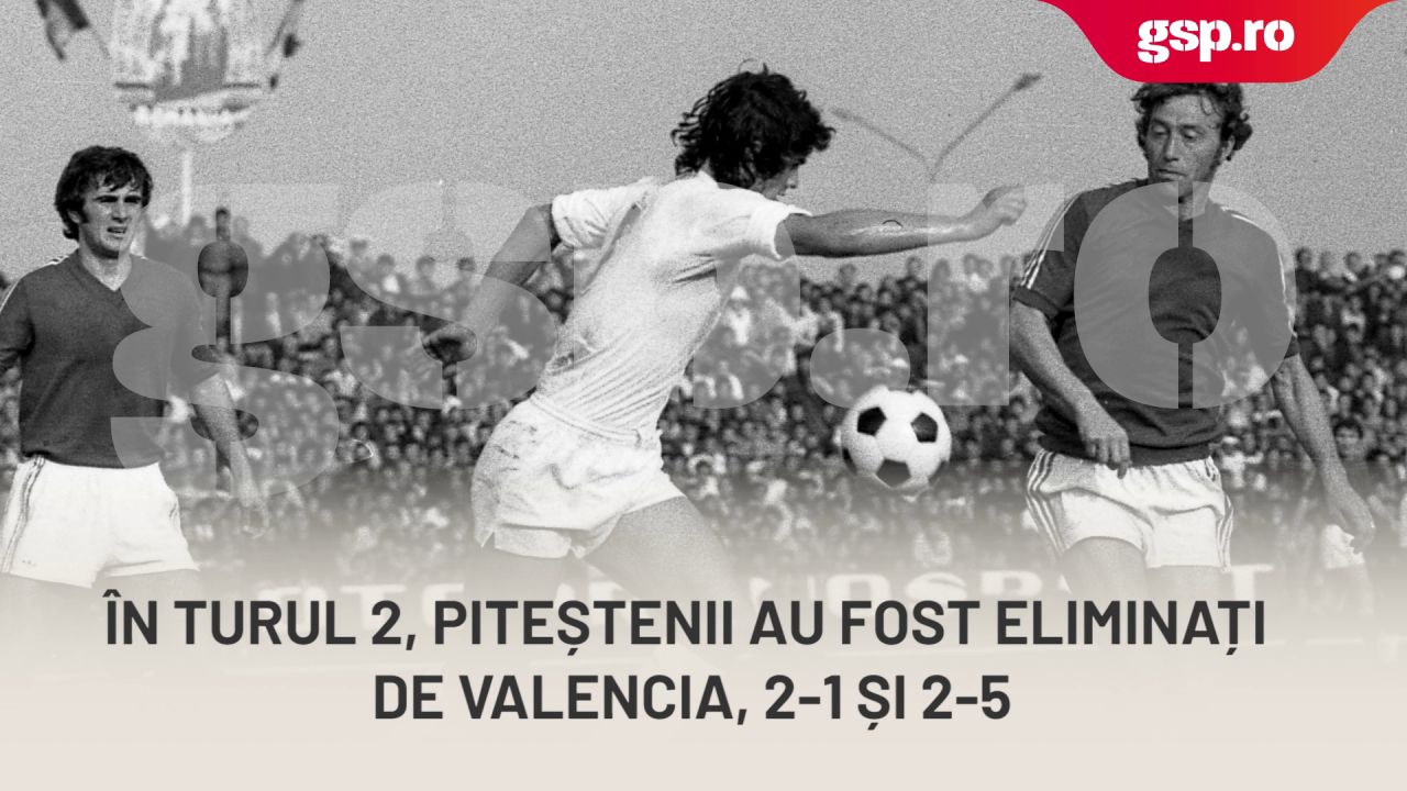 Retro GSP. FC Argeș învingea cu 3-0 pe Panathinaikos, în turul 1 al Cupei UEFA